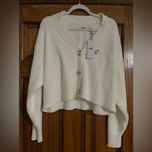 UGG women’s Nyomi Cropped Cardigan- Size: M